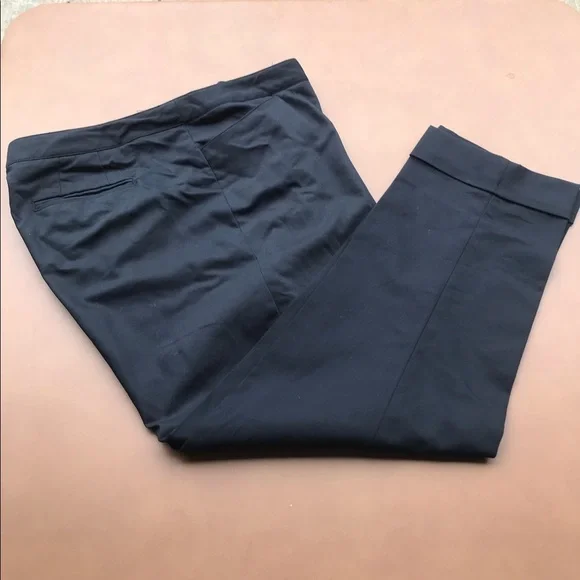 Lane Bryant Cuffed Black Dress Pants Size 16 - Picture 1 of 8